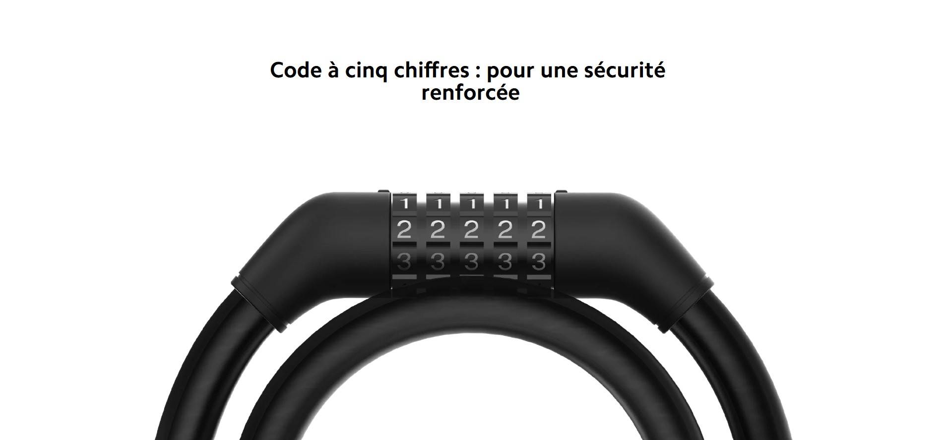 Antivol trottinette Xiaomi code