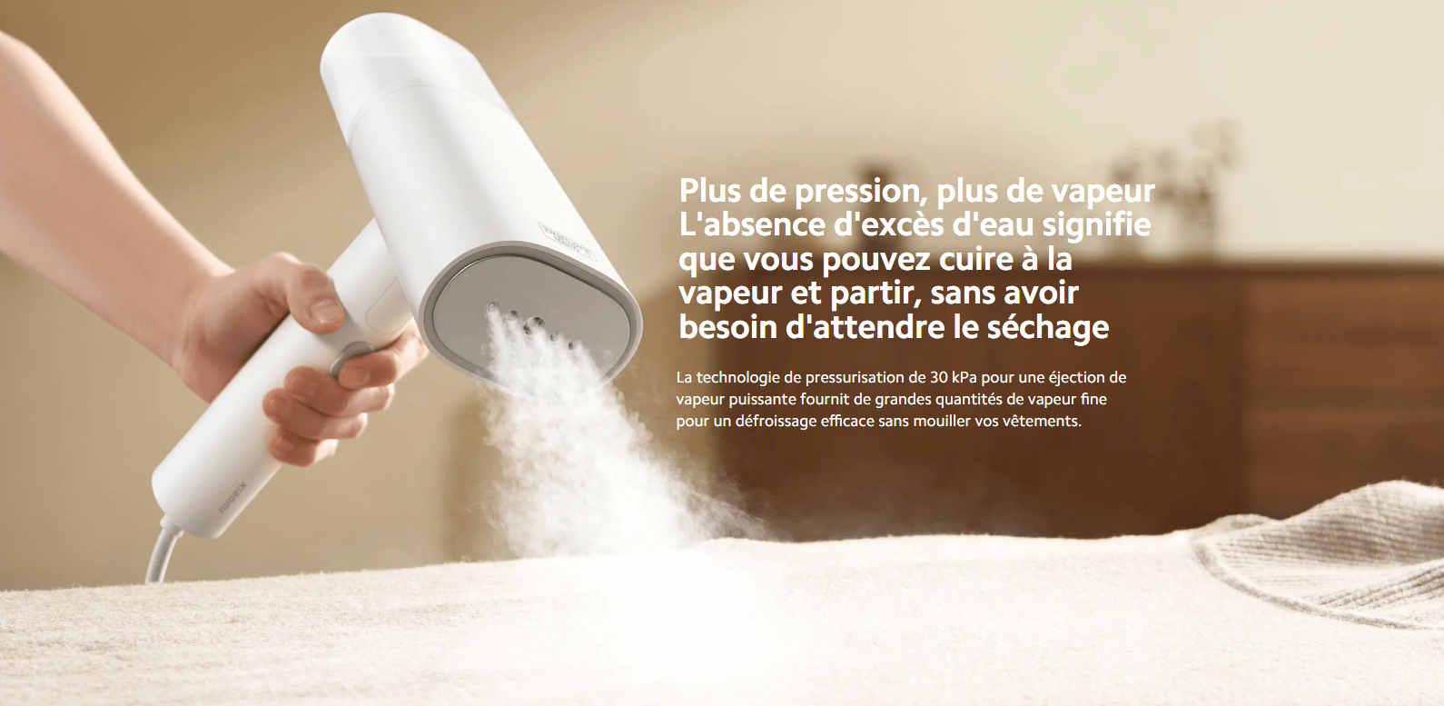 Défroisseur à vapeur
