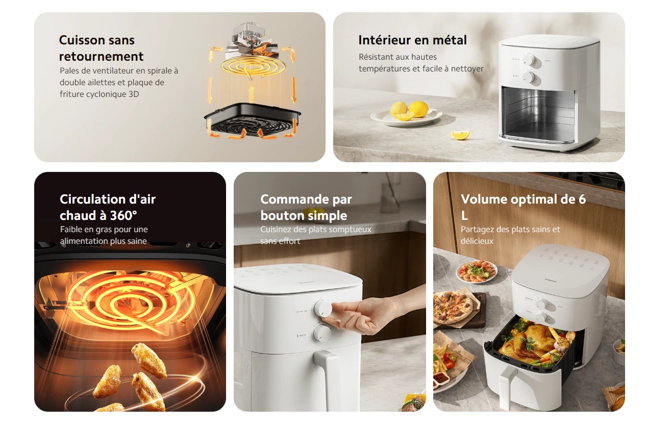 Friteuse Xiaomi Smart Air Fryer Essential 6L