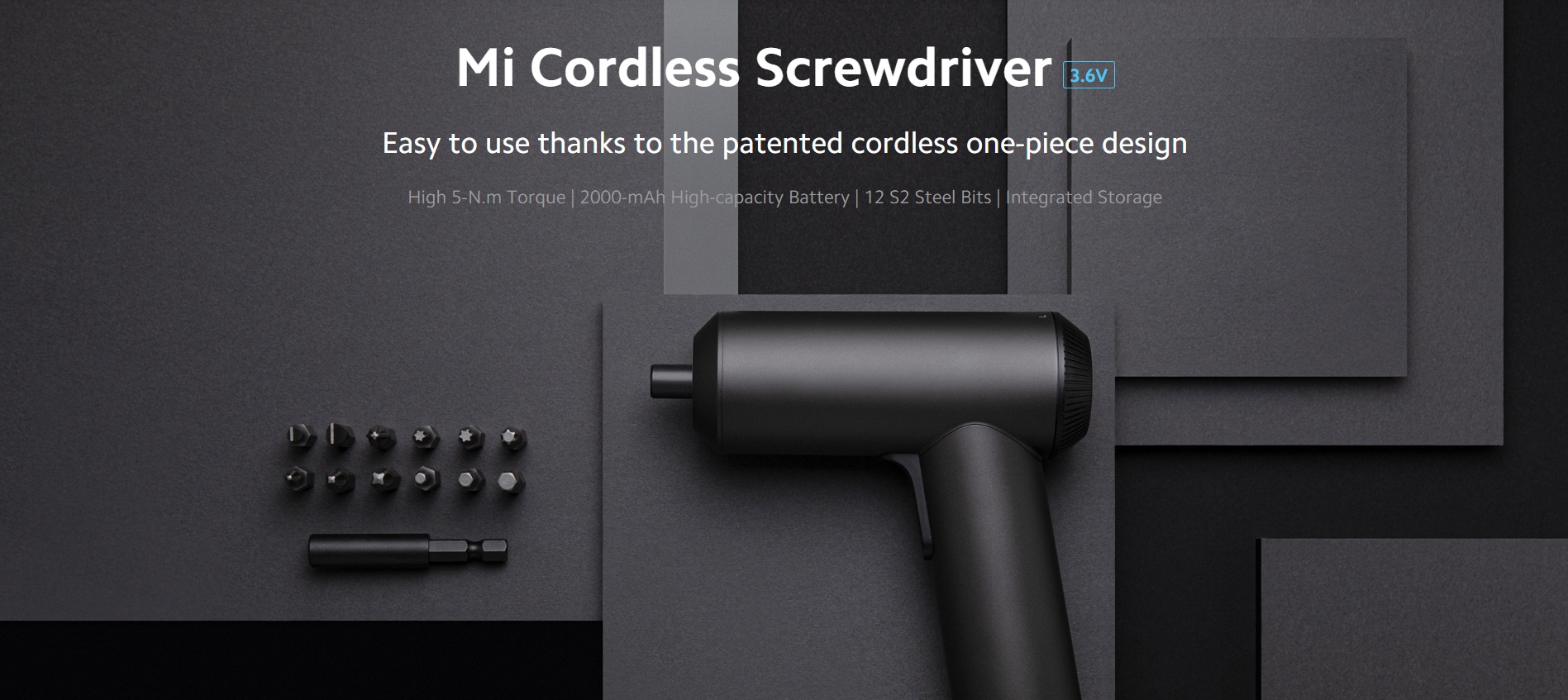 Mi Cordless Screwdriver fiche technique