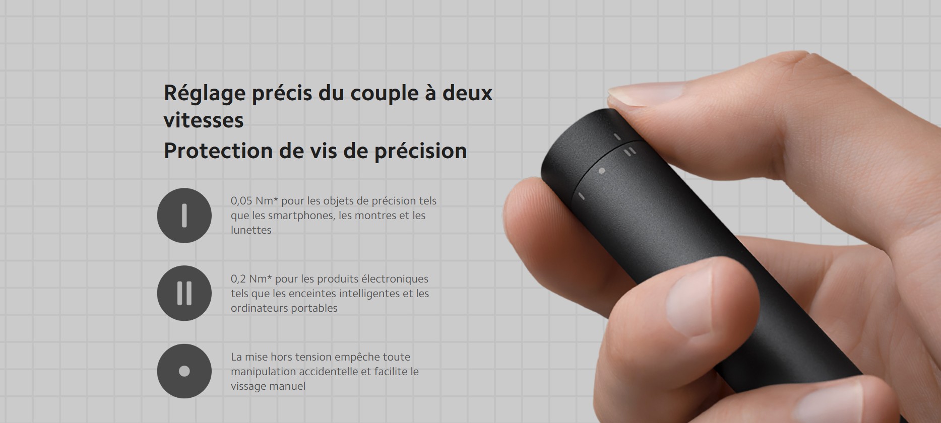 Xiaomi tournevis électrique