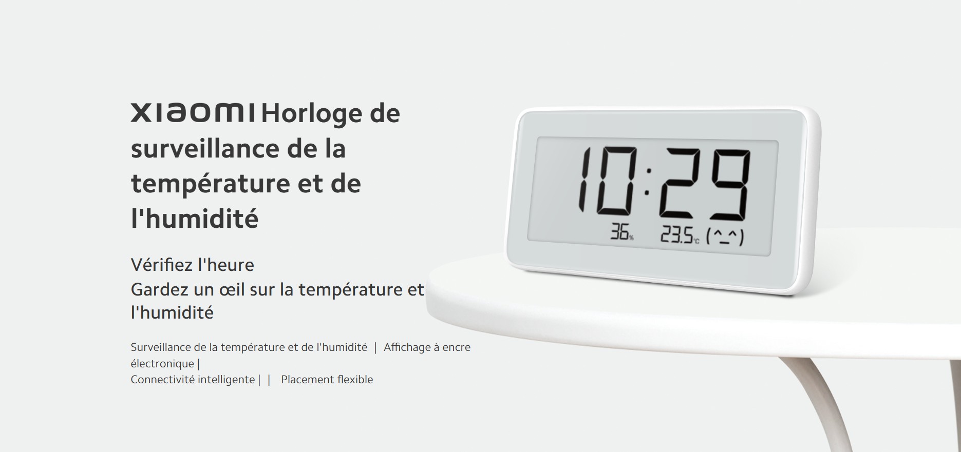 Mi Temperature And Humidity Monitor Clock