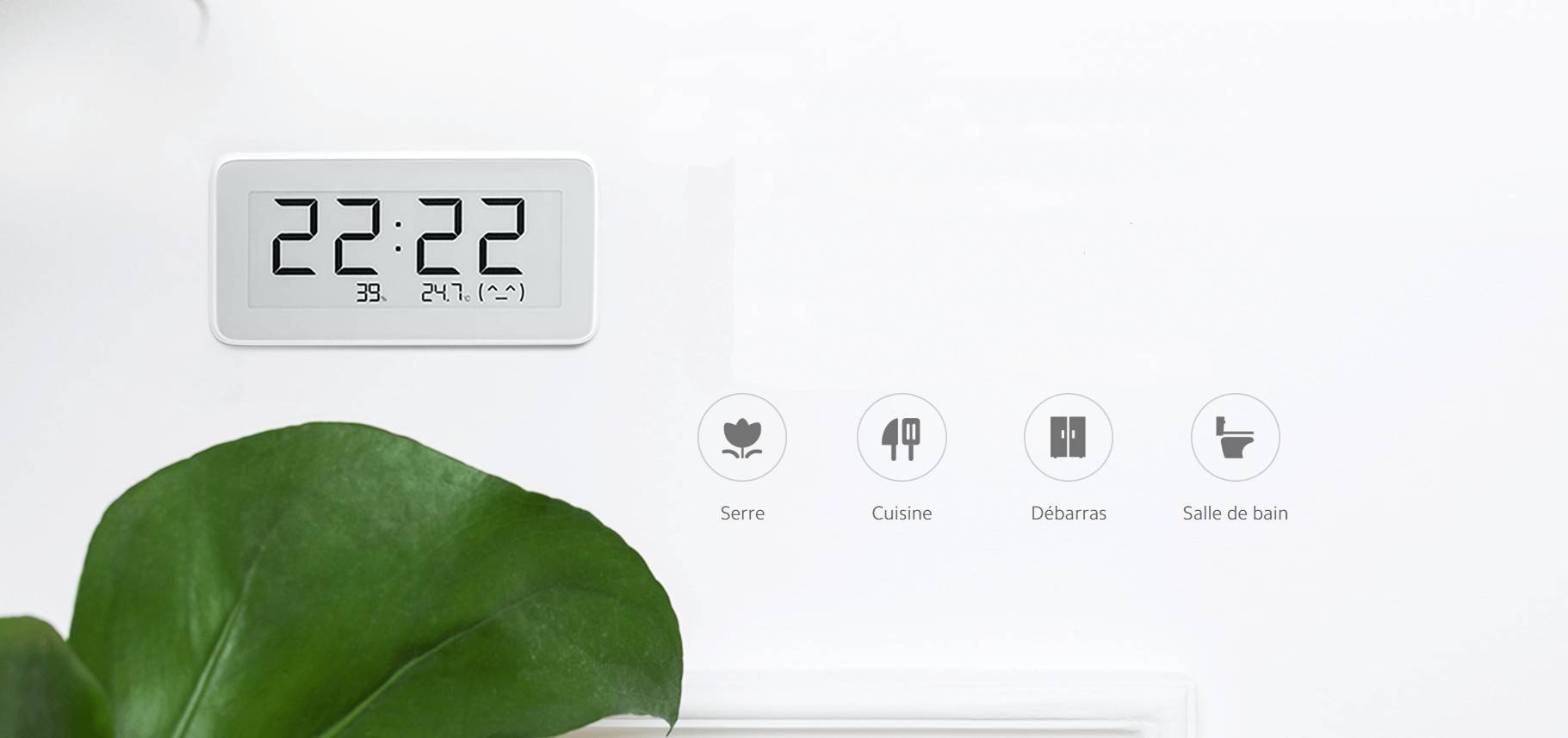Mi Temperature And Humidity Monitor Clock prix tunisie