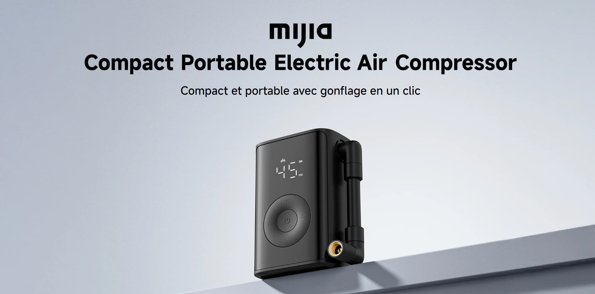 Mijia Compact Portable Electric Air Compressor fiche technique