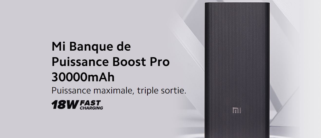 power-bank-boost-pro-prix-xiaomi-tunisie-mitunisie-30000Mah-18w