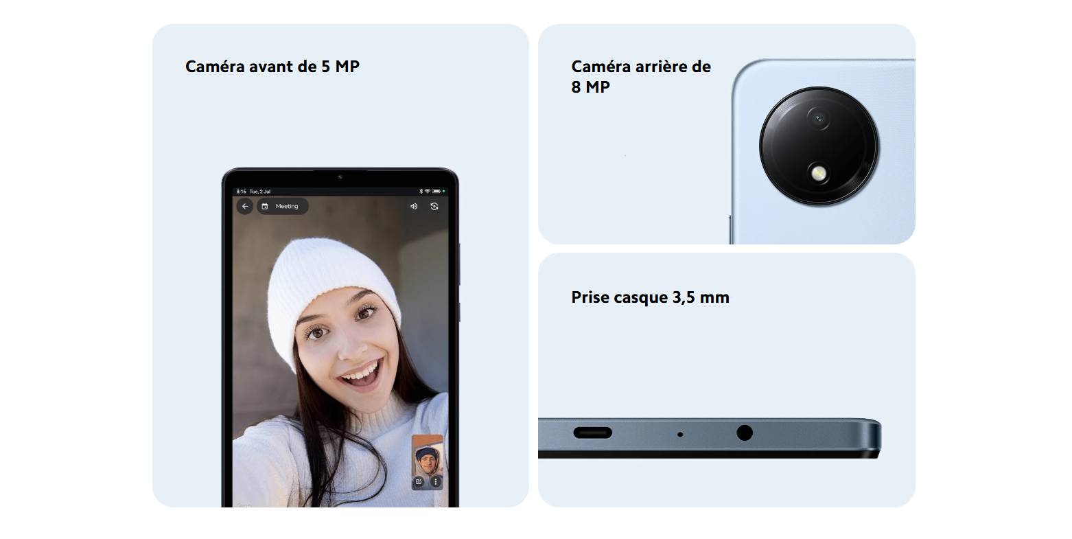 Redmi Pad SE 8.7 Wifi fiche technique