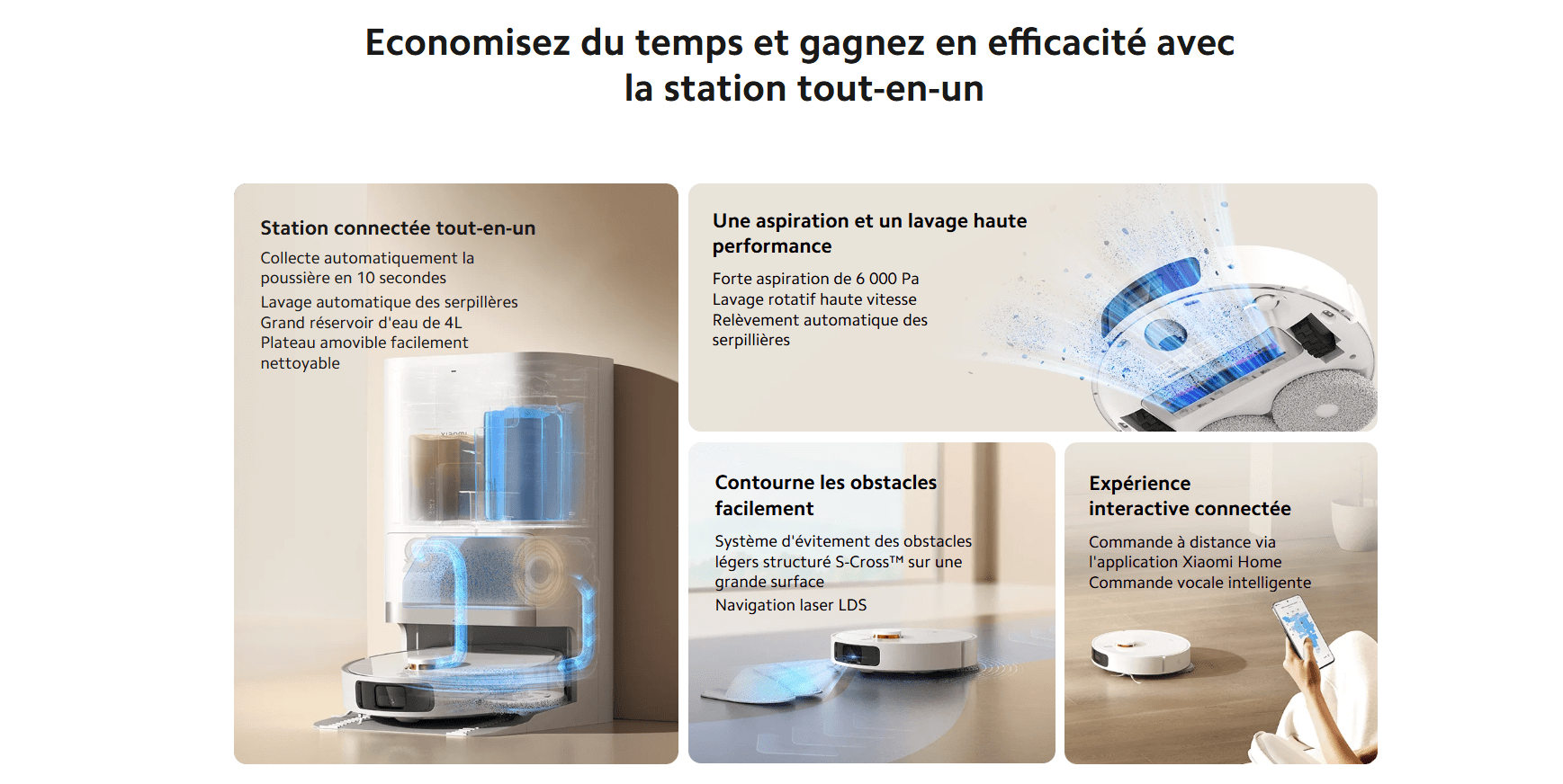 Xiaomi Robot Vacuum X20+ prix