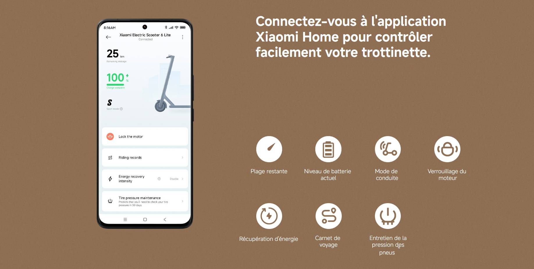 Scooter 6 Lite xiaomi prix tunisie