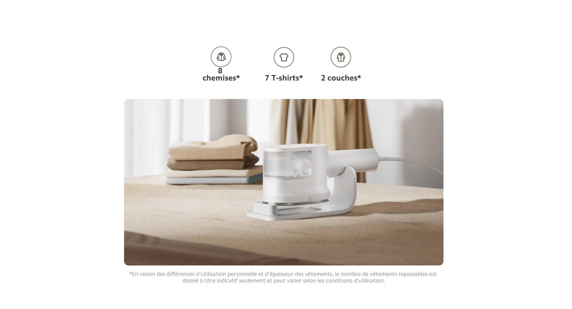 xiaomi handheld steam iron prix tunisie