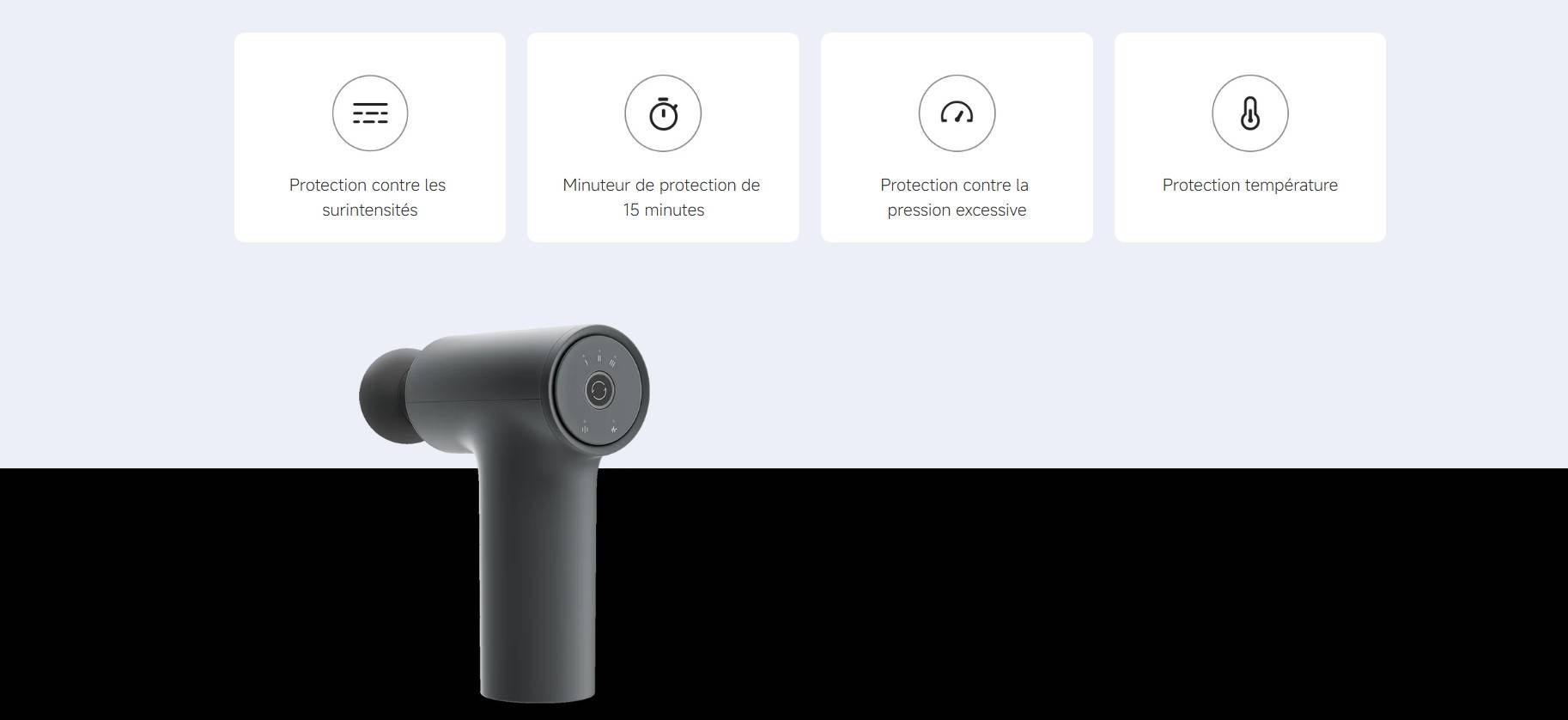 Pistolet de massage prix Tunisie