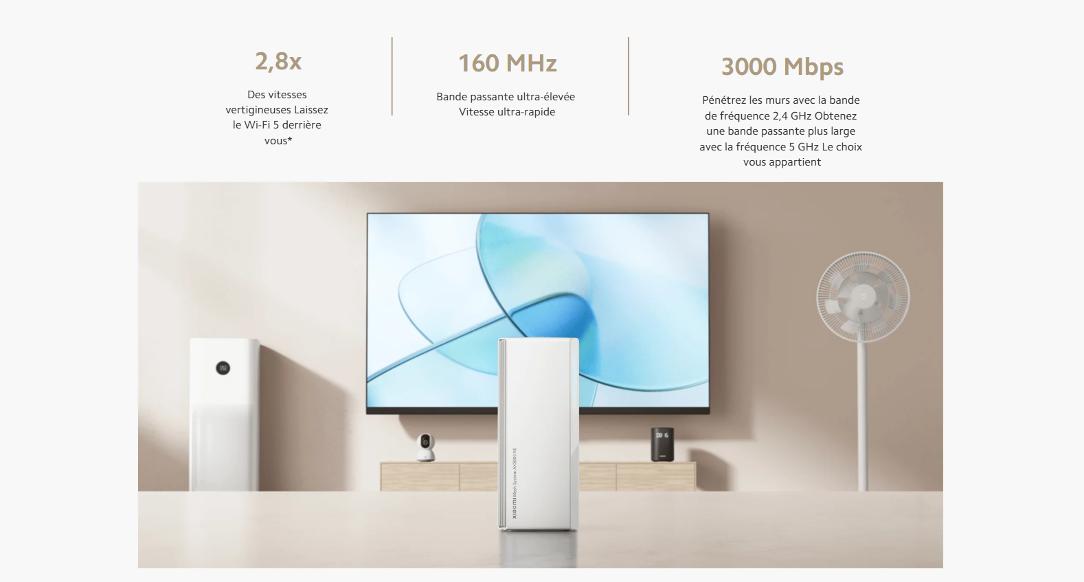 Système maillé Xiaomi AX3000 NE