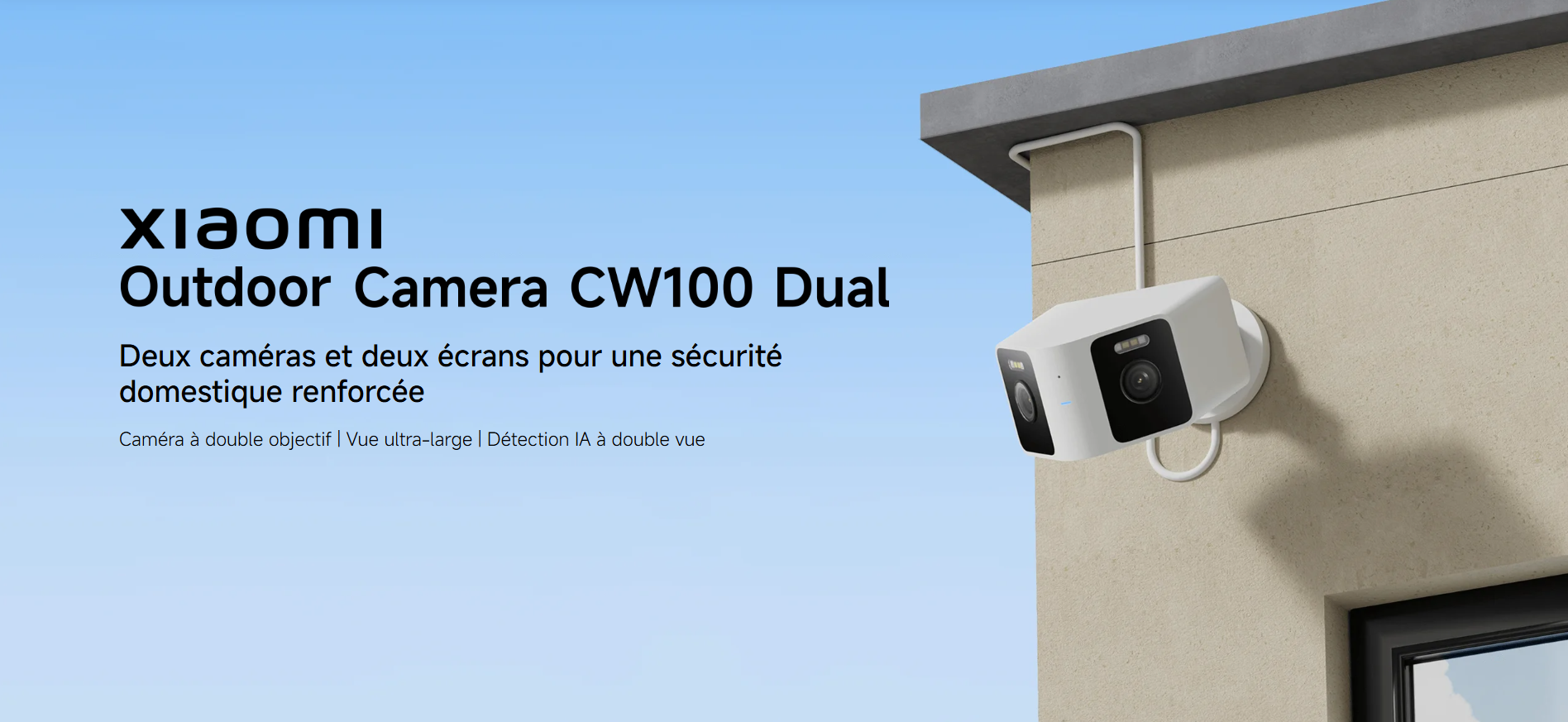 Xiaomi Outdoor Camera CW100 Dual fice technique