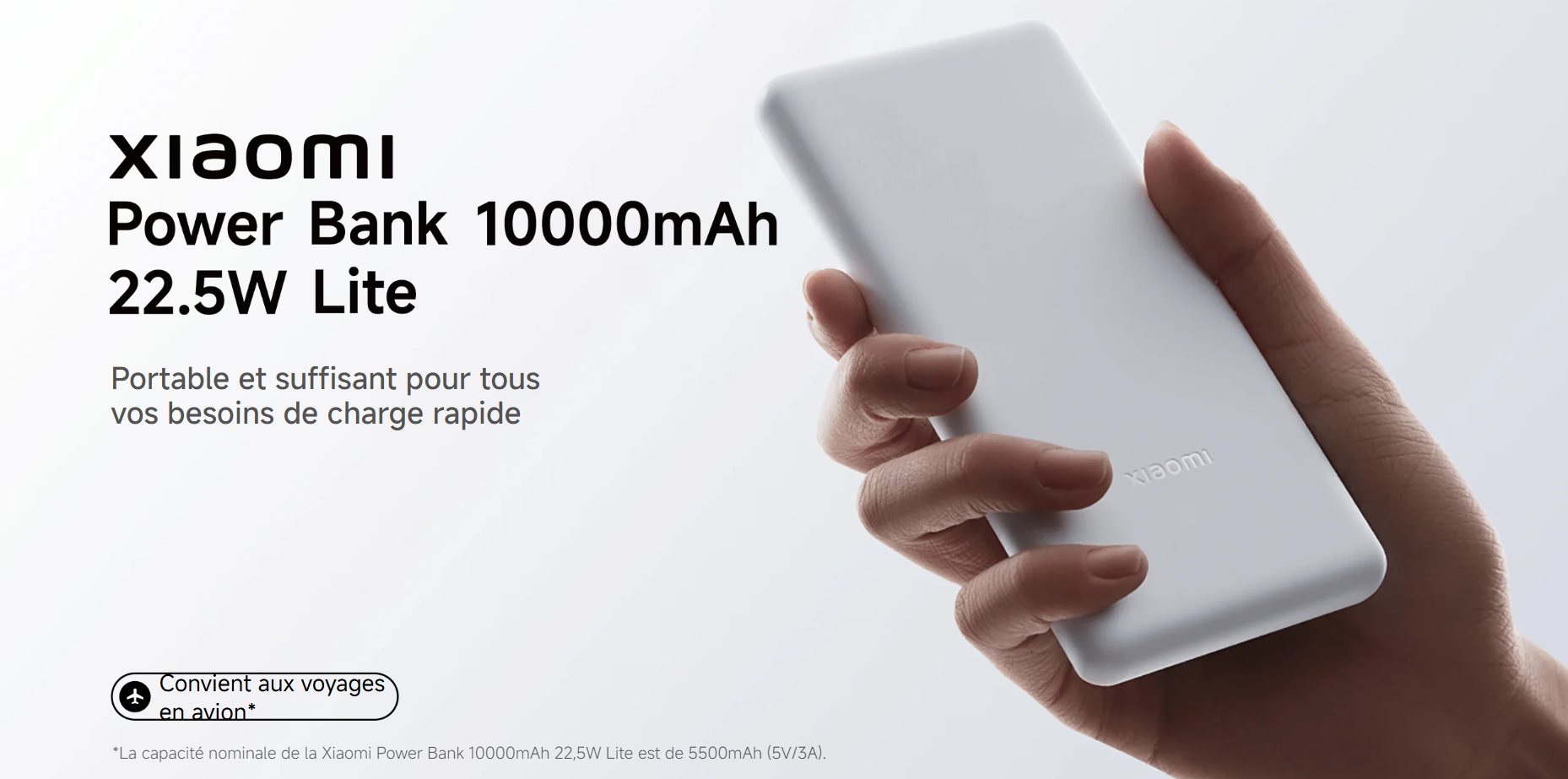 Xiaomi Power Bank 10000mAh 22.5W Lite prix tunisie