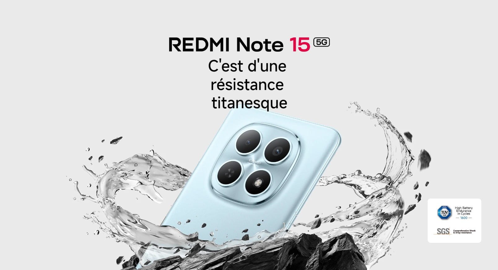 Redmi Note 15 5G fiche technique