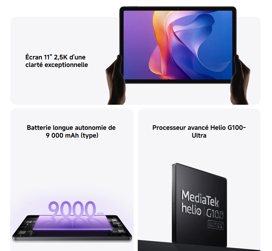 Redmi Pad 2 fiche technique