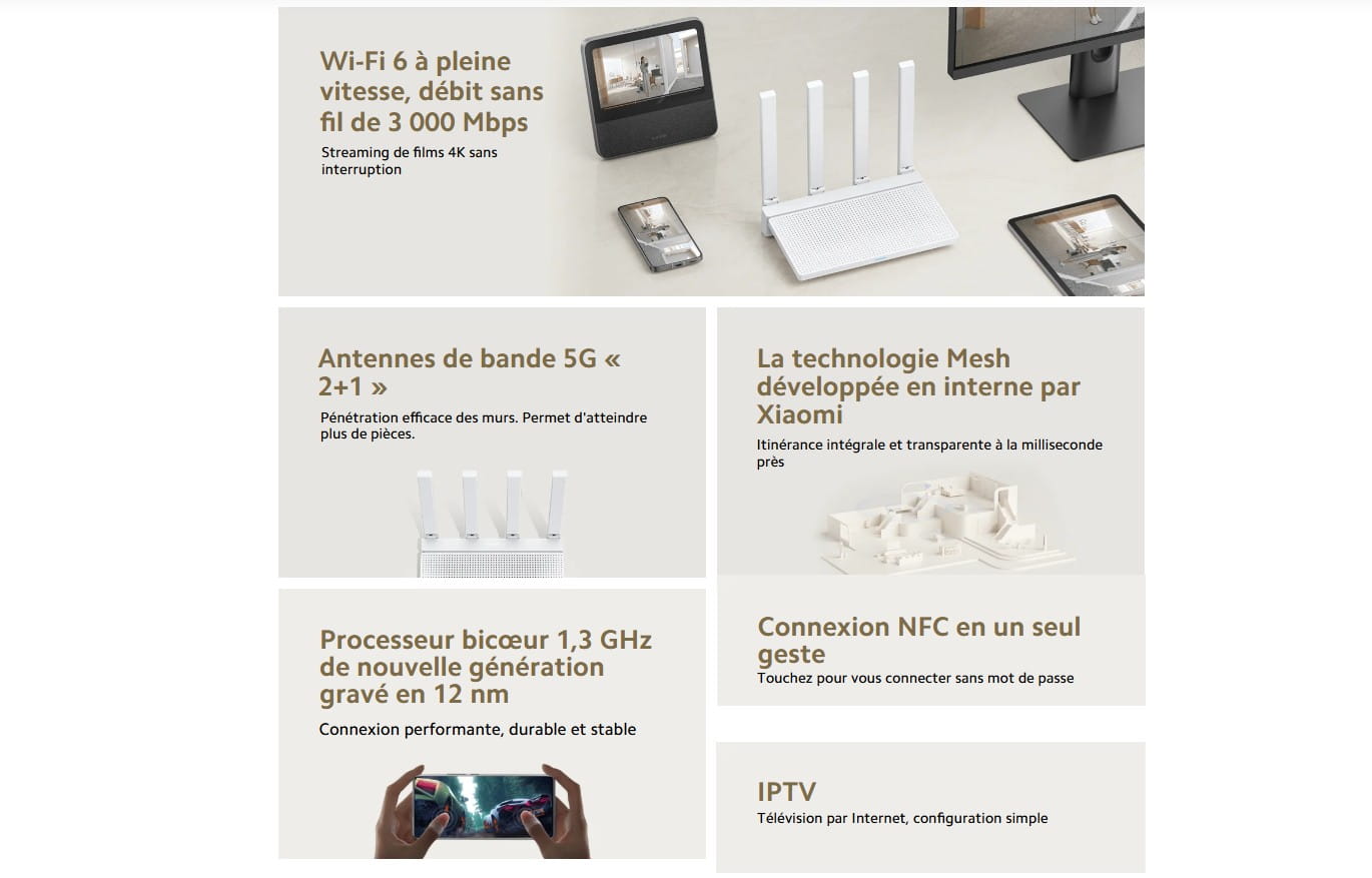 Xiaomi Router AX3000T prix tunisie