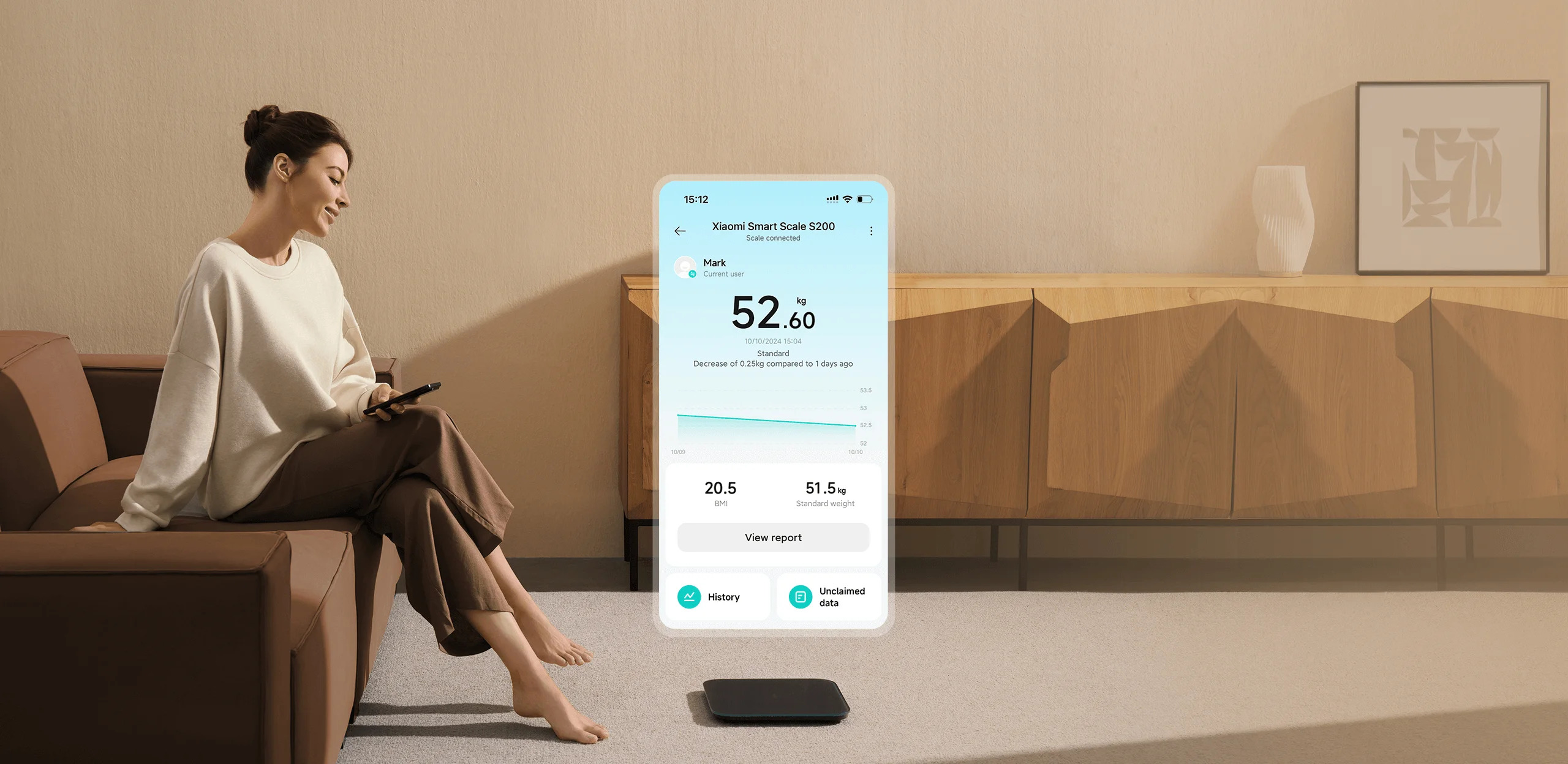 Mi smart scale S200 prix tunisie