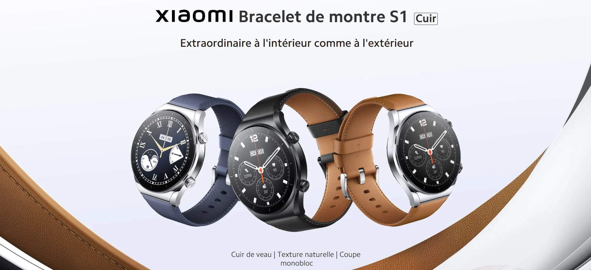 Xiaomi Watch S1 Strap fiche technique