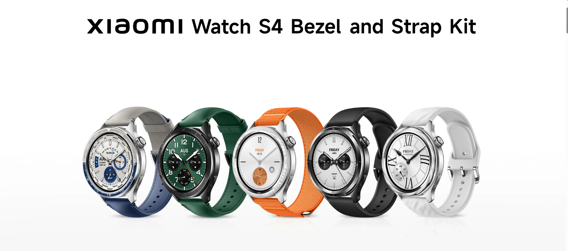 Xiaomi Watch S4 Bezel and Strap Kit
