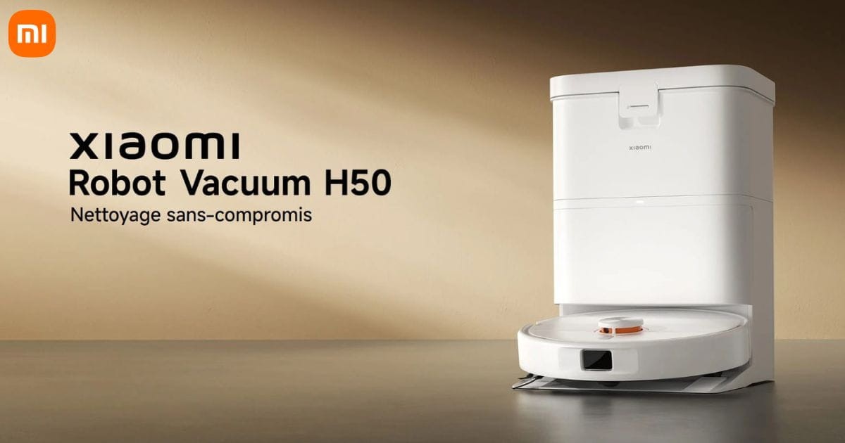 Xiaomi Robot Vacuum H50 : un nettoyage pensé pour vous faire gagner du temps