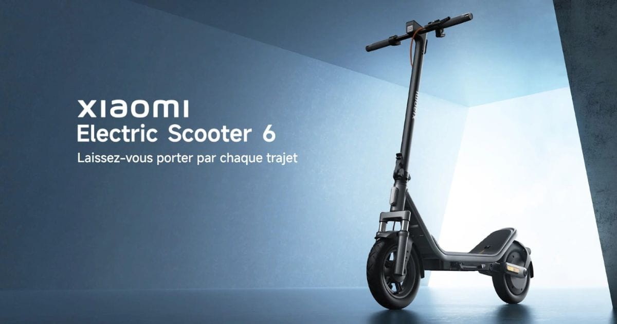 Xiaomi Electric Scooter 6 : la trottinette électrique pensée pour vos trajets urbains Chez Xiaomi Tunisie